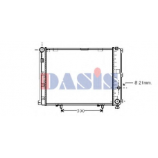 120044N AKS DASIS Радиатор, охлаждение двигателя