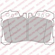 LP2213 DELPHI Комплект тормозных колодок, дисковый тормоз