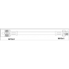 G1900.45 WOKING Тормозной шланг