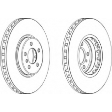 DDF1746-1 FERODO Тормозной диск