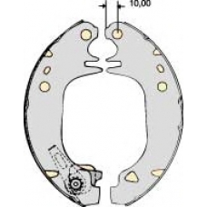 K623779 MGA Комплект тормозов, барабанный тормозной механизм