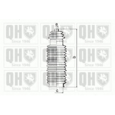 QG1369 QUINTON HAZELL Комплект пылника, рулевое управление