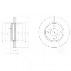 BG4170C DELPHI Тормозной диск