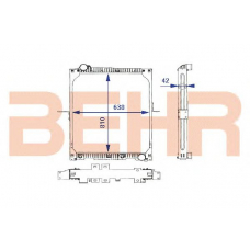 2203878 BEHR Radiator