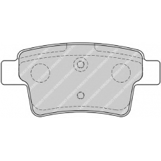 FDB1973 FERODO Комплект тормозных колодок, дисковый тормоз