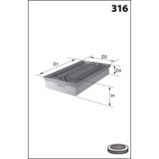 LFAF385 LUCAS FILTERS Воздушный фильтр