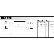 XC1222 QUINTON HAZELL Комплект проводов зажигания
