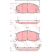 GDB3157 TRW Комплект тормозных колодок, дисковый тормоз