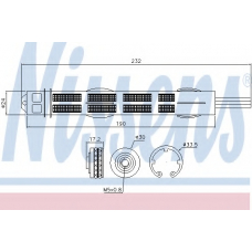 95455 NISSENS Осушитель, кондиционер