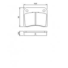 0 986 424 685 BOSCH Комплект тормозных колодок, дисковый тормоз