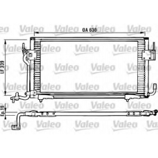 816984 VALEO Конденсатор, кондиционер