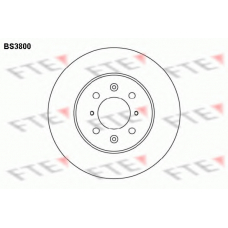 BS3800 FTE Тормозной диск