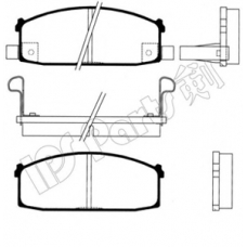 IBD-1141 IPS Parts Комплект тормозных колодок, дисковый тормоз