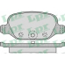05P1265 LPR Комплект тормозных колодок, дисковый тормоз