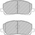 FDB1911 FERODO Комплект тормозных колодок, дисковый тормоз