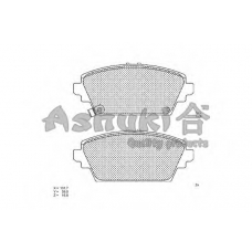 H026-09J ASHUKI Комплект тормозных колодок, дисковый тормоз