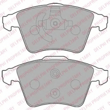 LP2224 DELPHI Комплект тормозных колодок, дисковый тормоз