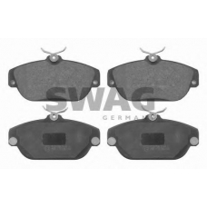 55 91 6228 SWAG Комплект тормозных колодок, дисковый тормоз