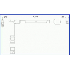 134775 Huco Комплект проводов зажигания