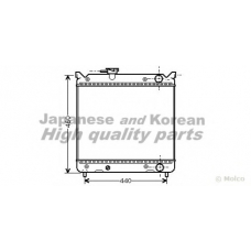 K454-01 ASHUKI Радиатор, охлаждение двигателя