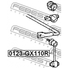 0123-GX110R FEBEST Тяга / стойка, стабилизатор
