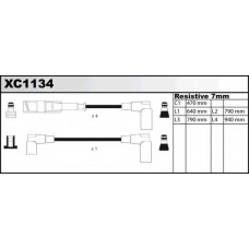 XC1134 QUINTON HAZELL Комплект проводов зажигания