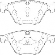 FD7528A NECTO Комплект тормозных колодок, дисковый тормоз