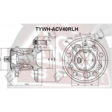 TYWH-ACV40RLH ASVA Ступица колеса