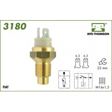 3180 MTE-THOMSON Датчик, температура охлаждающей жидкости