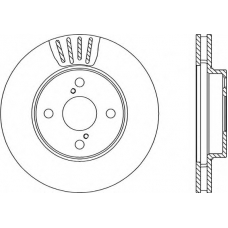 BDR2292.20 OPEN PARTS Тормозной диск