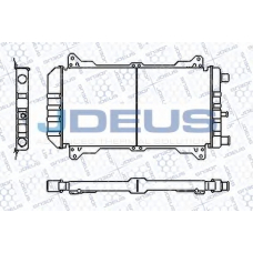 RA0120730 JDEUS Радиатор, охлаждение двигателя
