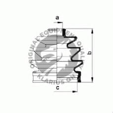 QJB694 QH Benelux Комплект пылника, приводной вал