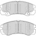 FD6986N NECTO Комплект тормозных колодок, дисковый тормоз