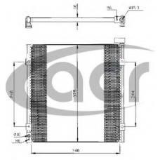 300300 ACR Конденсатор, кондиционер
