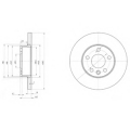 BG3415 DELPHI Тормозной диск