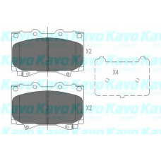 KBP-9049 KAVO PARTS Комплект тормозных колодок, дисковый тормоз