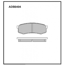 ADB0404 Allied Nippon Тормозные колодки