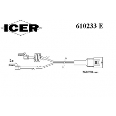 610233 E ICER Сигнализатор, износ тормозных колодок