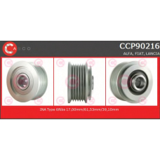 CCP90216 CASCO Ременный шкив, генератор