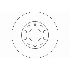 MDC1697 MINTEX Тормозной диск