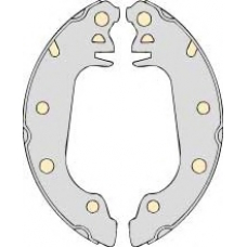 K552447 MGA Комплект тормозов, барабанный тормозной механизм