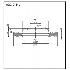 ADC 0144V Allied Nippon Гидравлические цилиндры