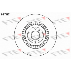 BS7117 FTE Тормозной диск