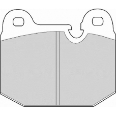 FD4143A NECTO Комплект тормозных колодок, дисковый тормоз
