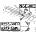 0223-30FR FEBEST Тяга / стойка, стабилизатор