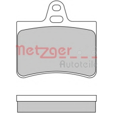 1170311 METZGER Комплект тормозных колодок, дисковый тормоз