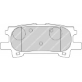 FSL1731 FERODO Комплект тормозных колодок, дисковый тормоз