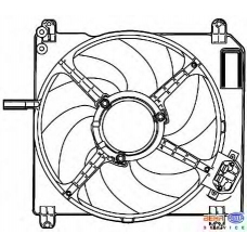 8EW 351 039-521 HELLA Вентилятор, охлаждение двигателя