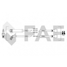 83562 FAE Комплект проводов зажигания