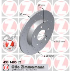 430.1485.52 ZIMMERMANN Тормозной диск